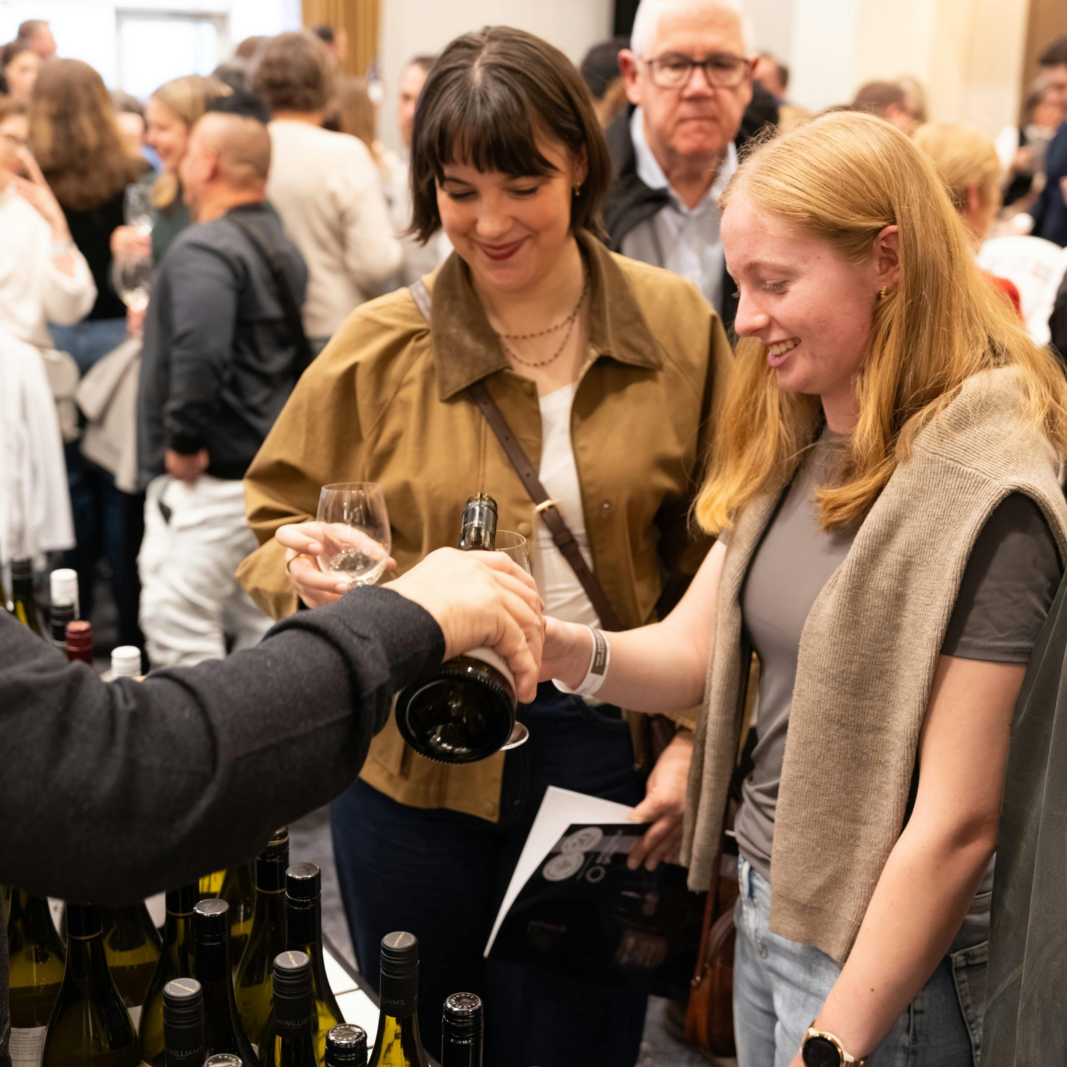 Two ladies wine Tasting