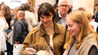 Two ladies wine Tasting