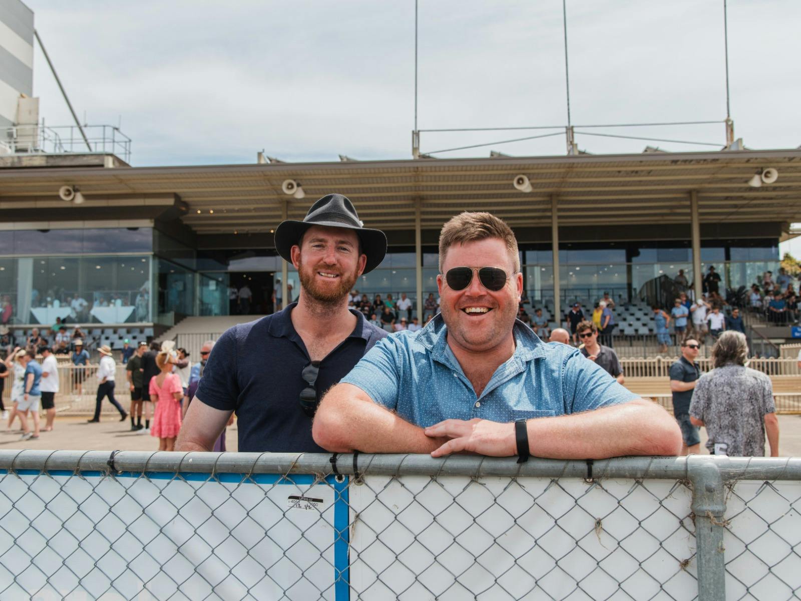 WRC Lads enjoying the races