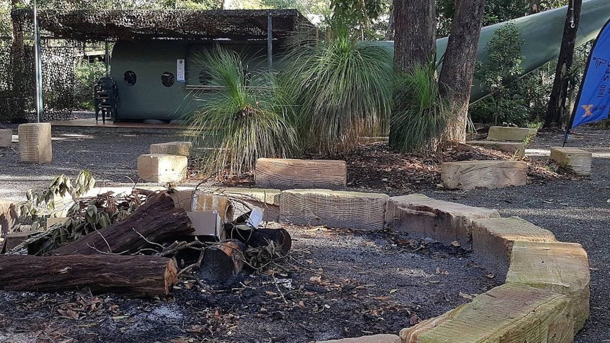 Xperiences HQ Outdoor Venue, Fire Pit and Military Caribou Reception and Bar