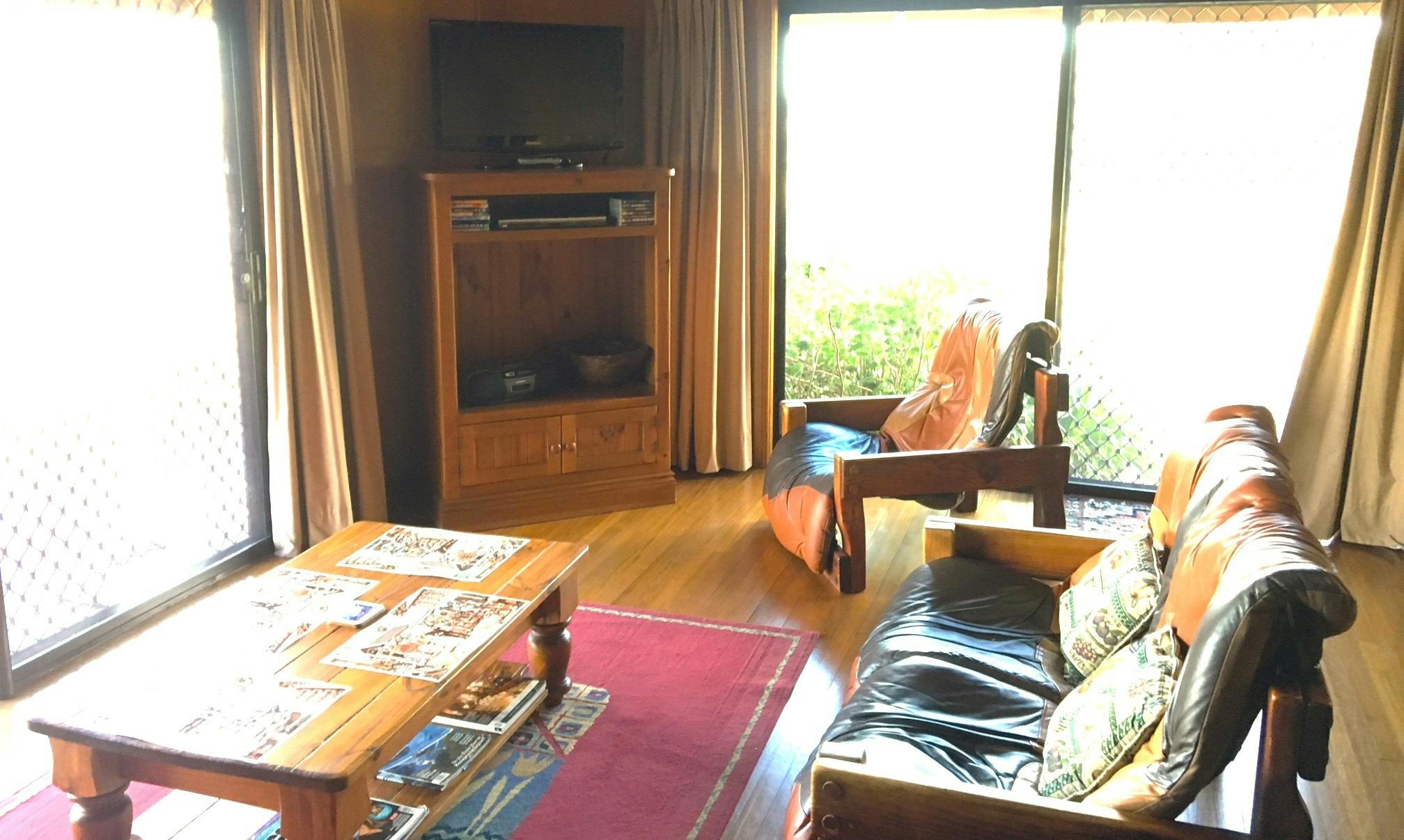 lounges with TV and coffee table