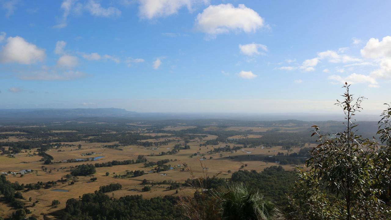 View from Heaton State Forest