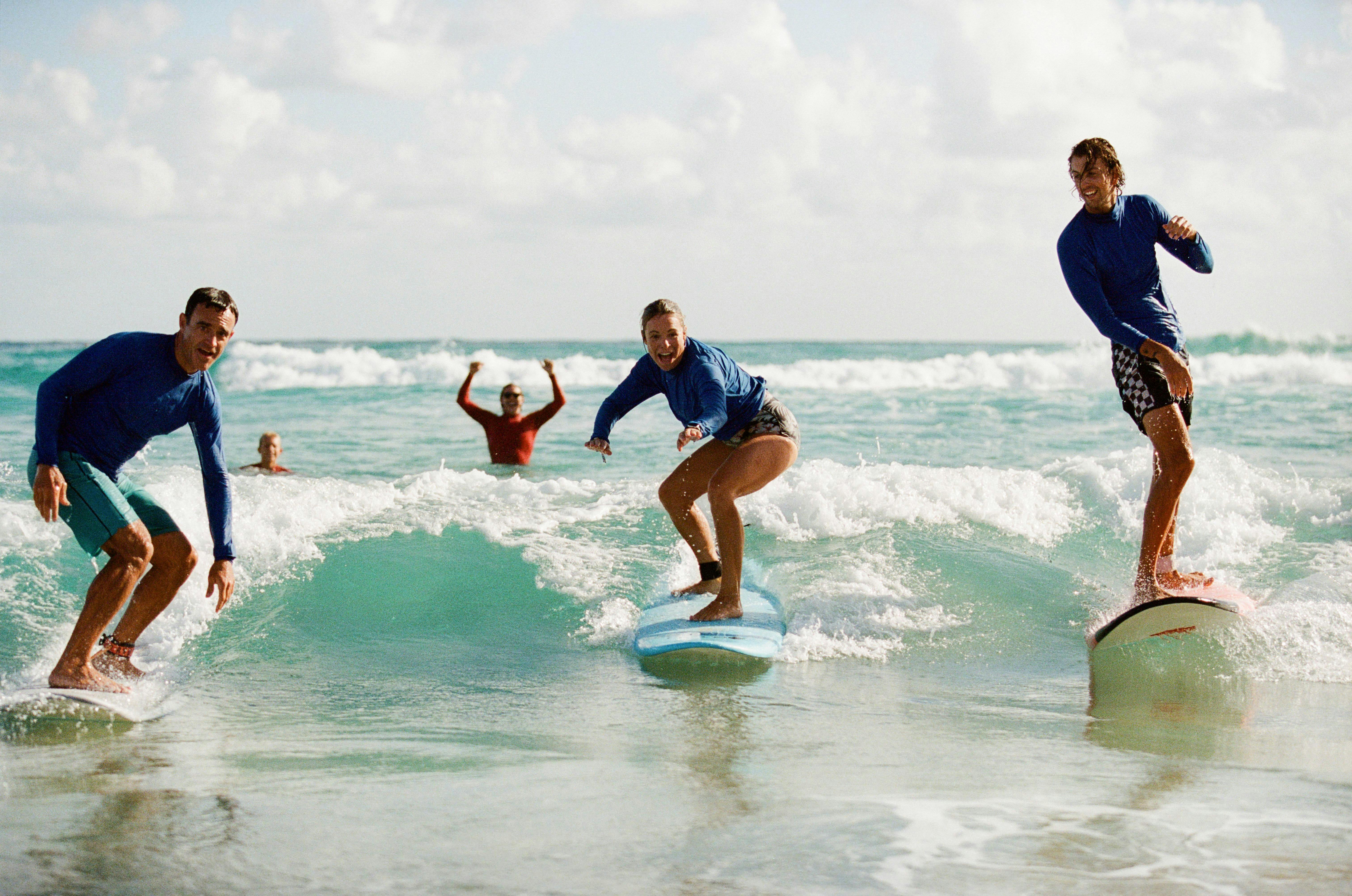 Surf Lessons at Kirra Point Surf School