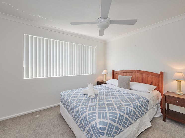 A main bedroom at Diamond Beach Resort, Cabarita Beach, Tweed, NSW