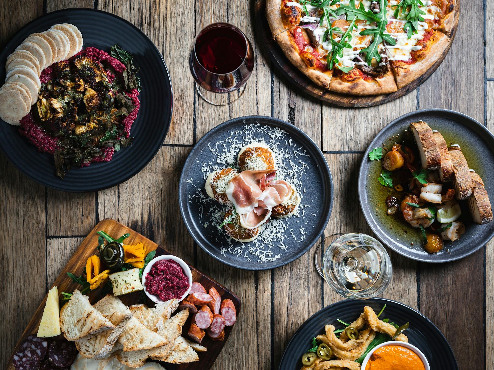 Delicious food options at Harman Wines