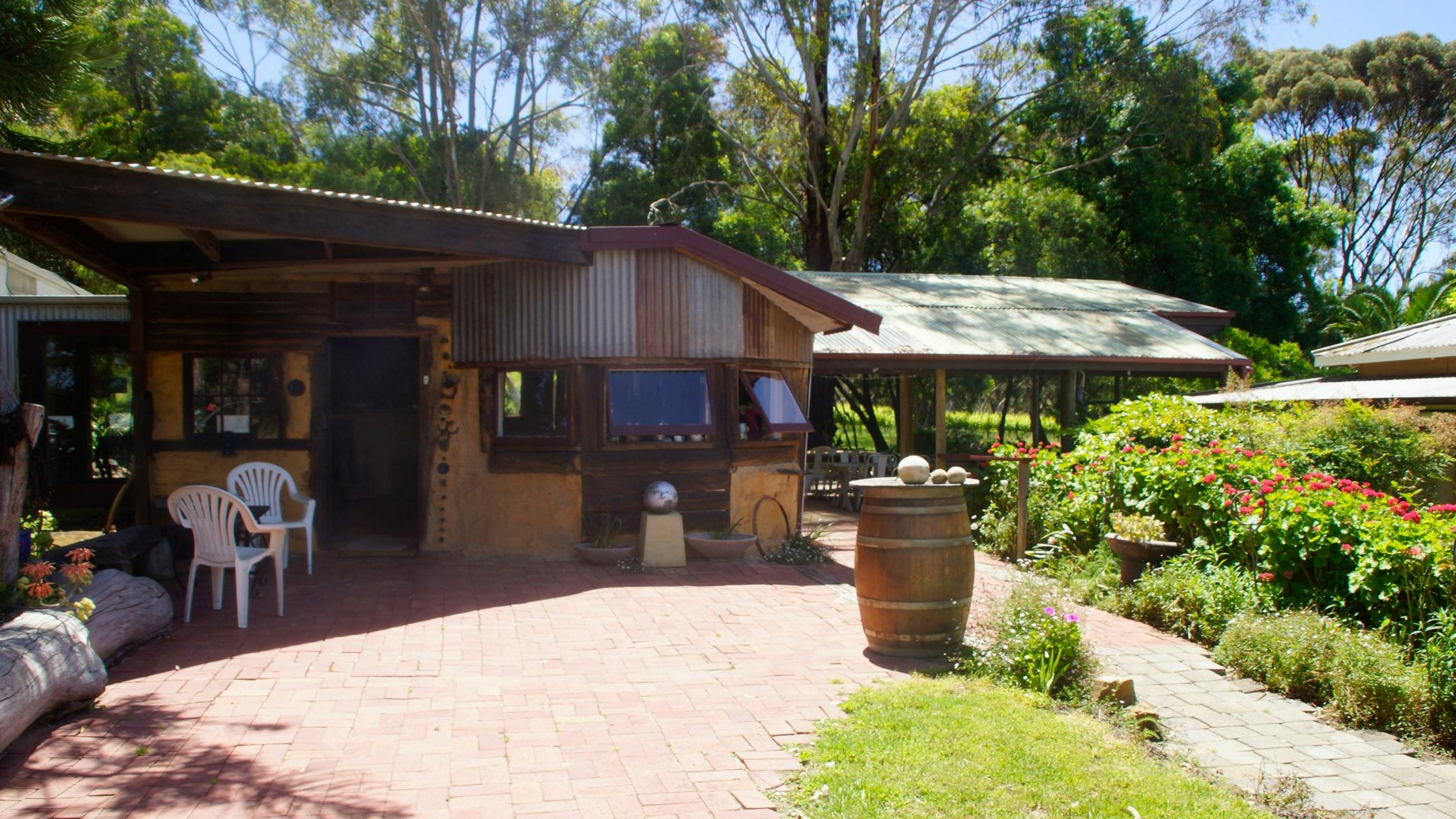 Entry to Art Gallery and Cellar Door at Magpie Springs