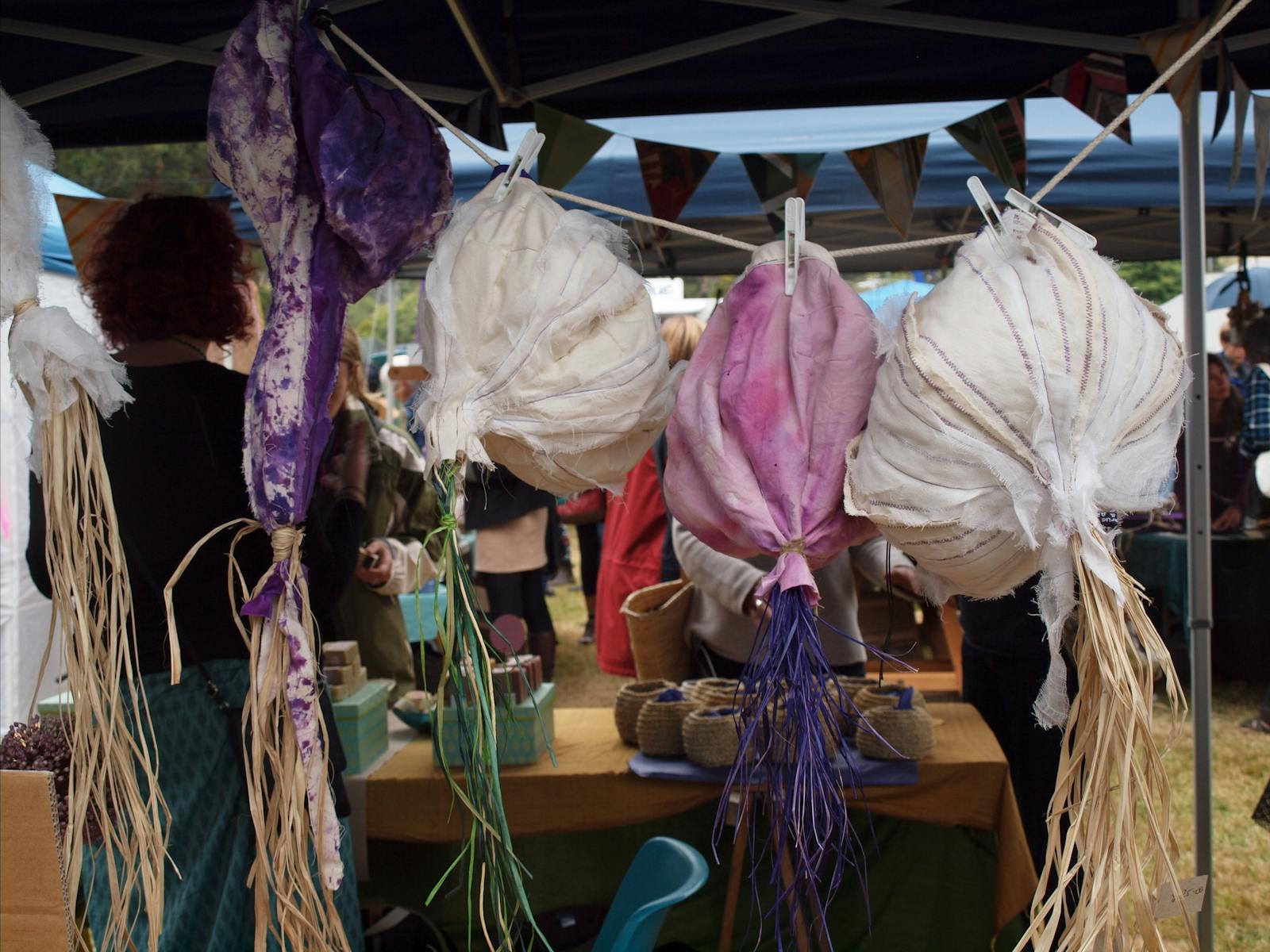 Garlic Hat stall at the 2015 Koonya Garlic Festival