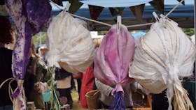 Garlic Hat stall at the 2015 Koonya Garlic Festival