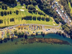 Aerial, river, golf course, boat ramp, launch, shoalhaven river, nowra