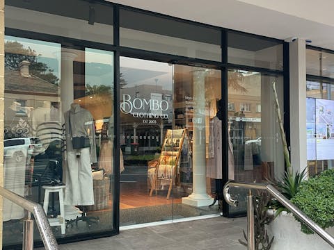 bombo clothing co shopfront