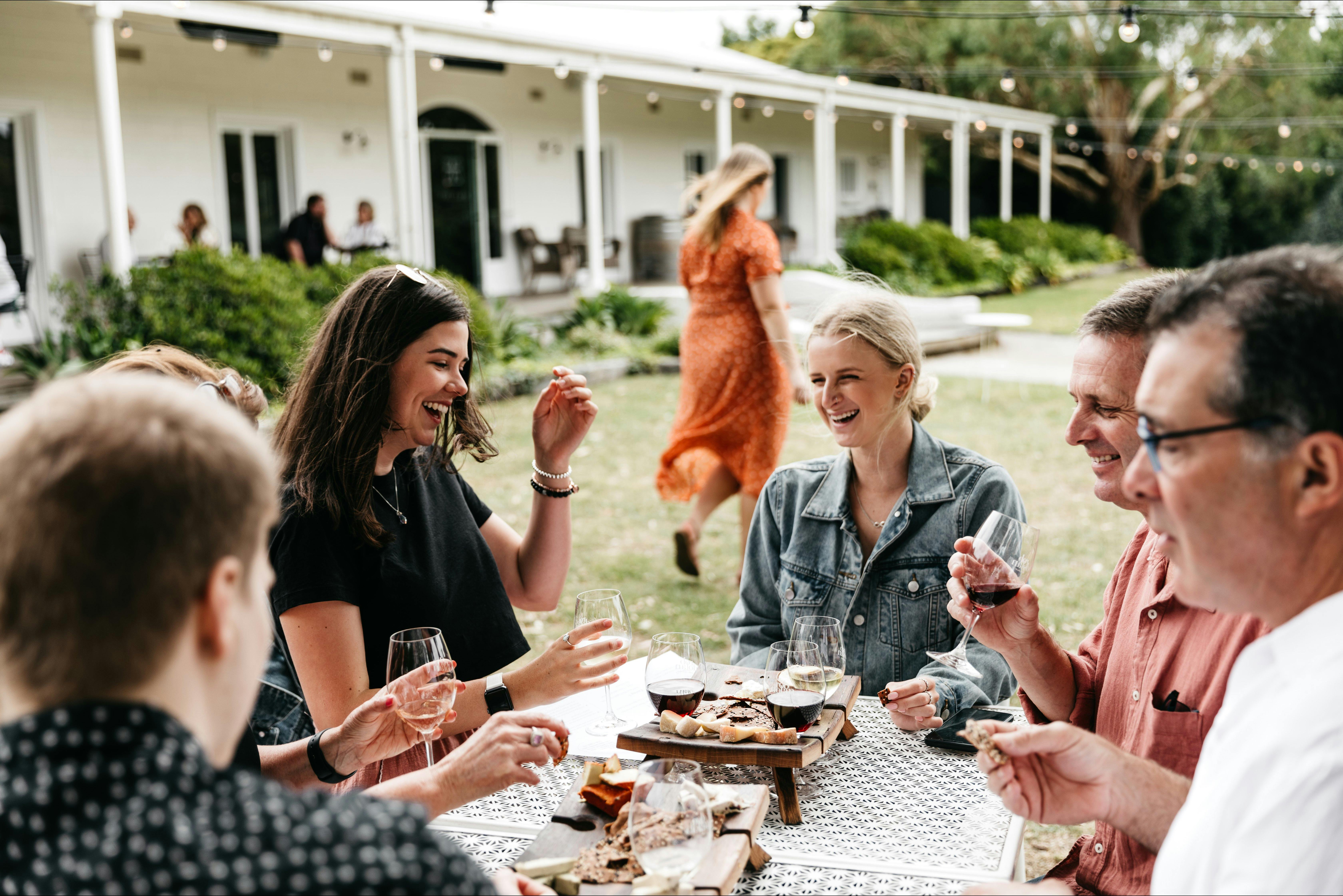 Our outdoor garden tables are available for walk-ins.