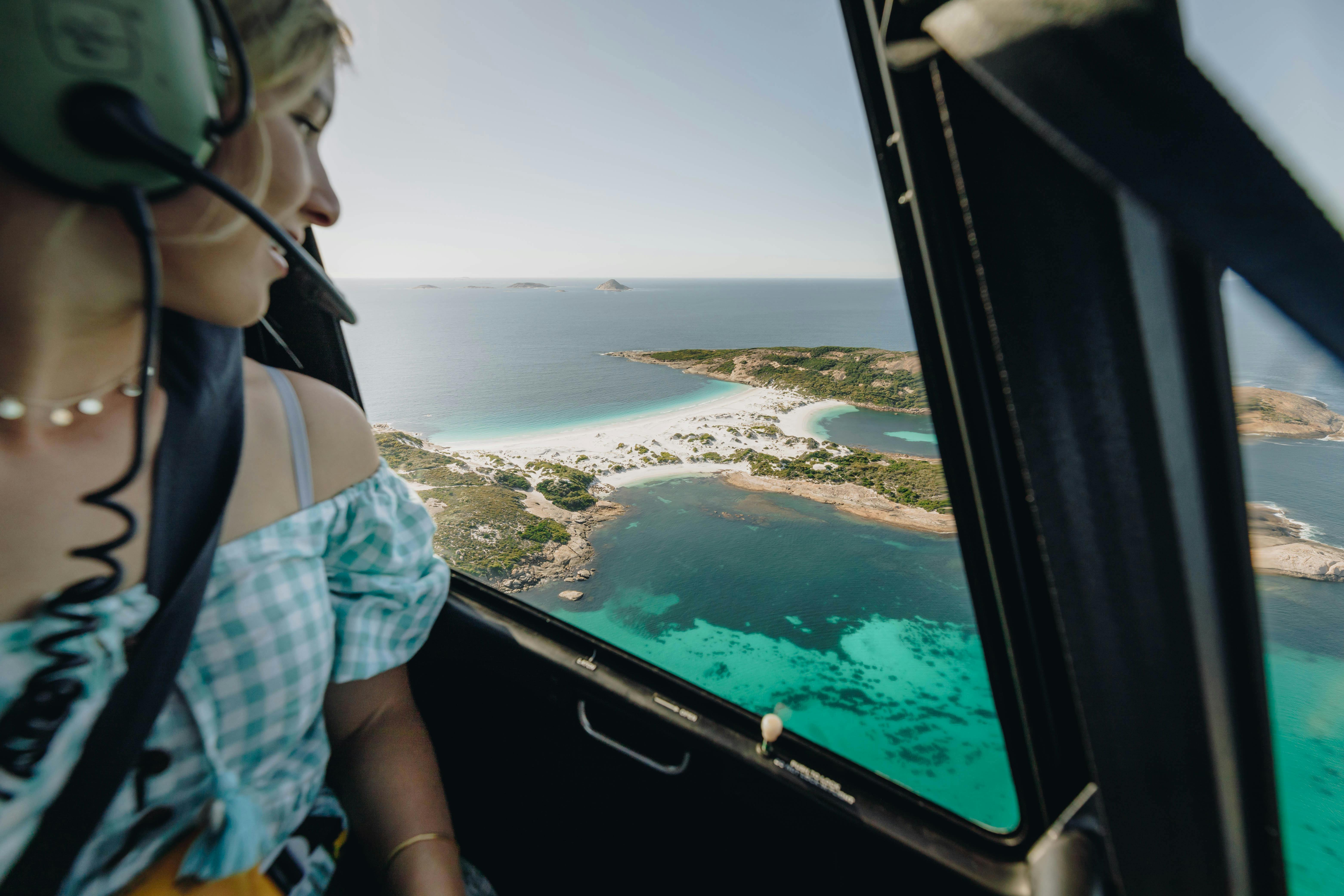 Flying over Esperance Coastline