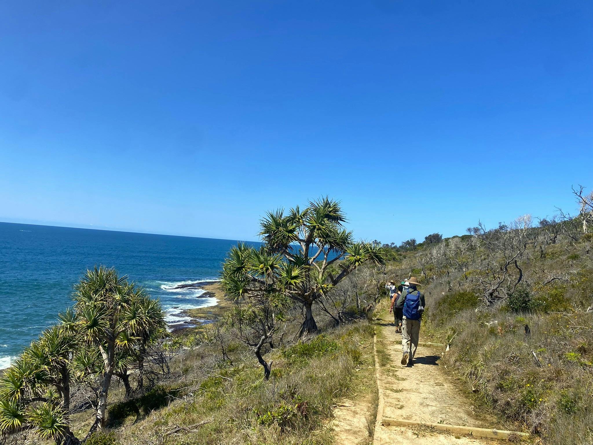 Day 1 of the Yuraygir Coastal Walk offers a variety of terrain.