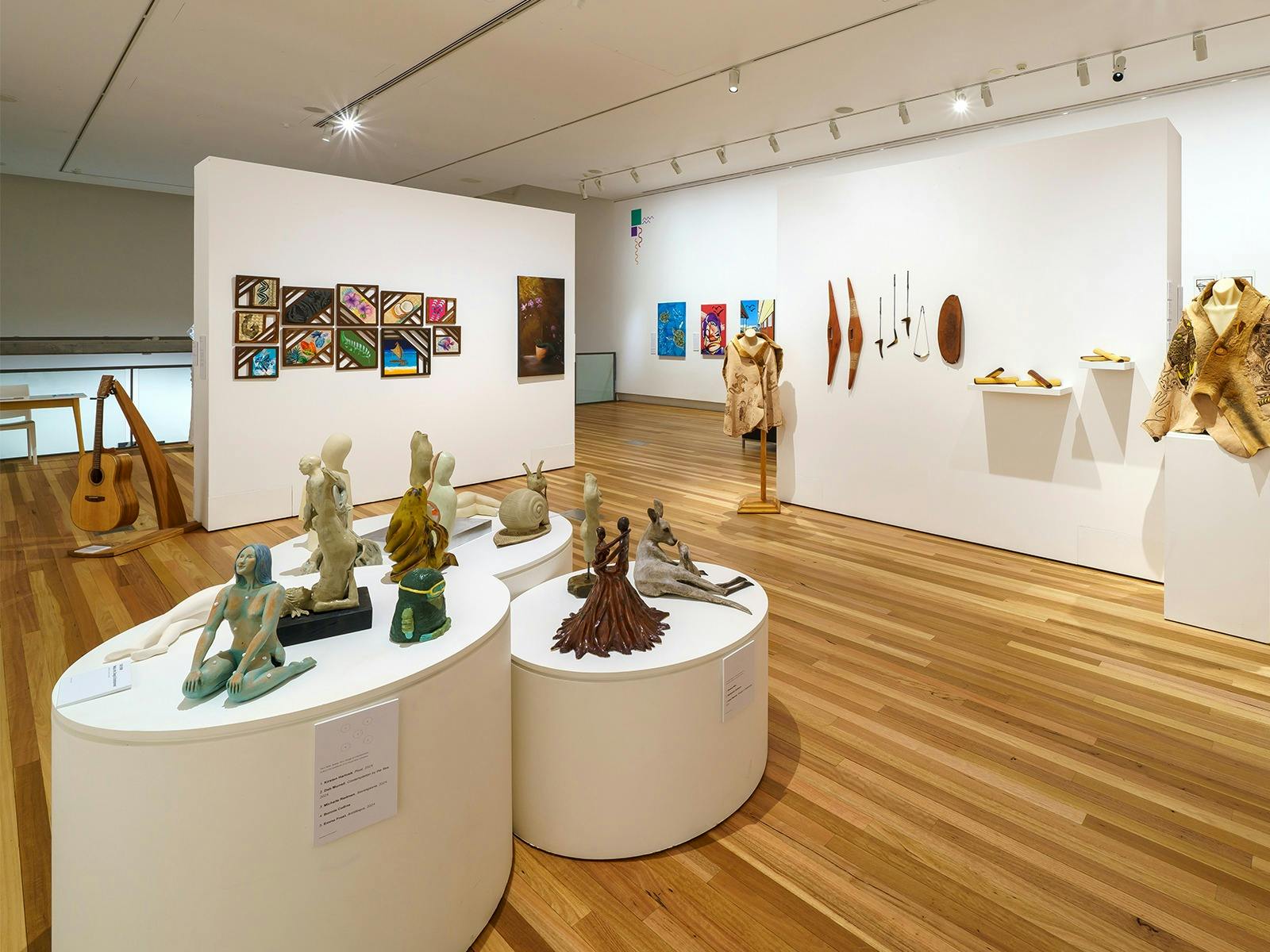 Installation image, Regional Creative Showcase 2024, Glasshouse Regional Gallery.