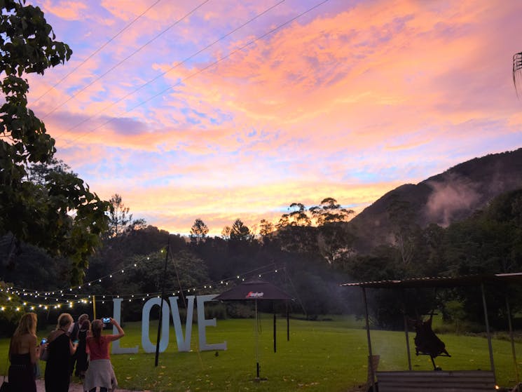 Watch the Sunset over Mount Warning