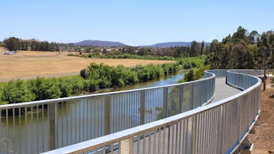 Wollondilly River Walkway bridge