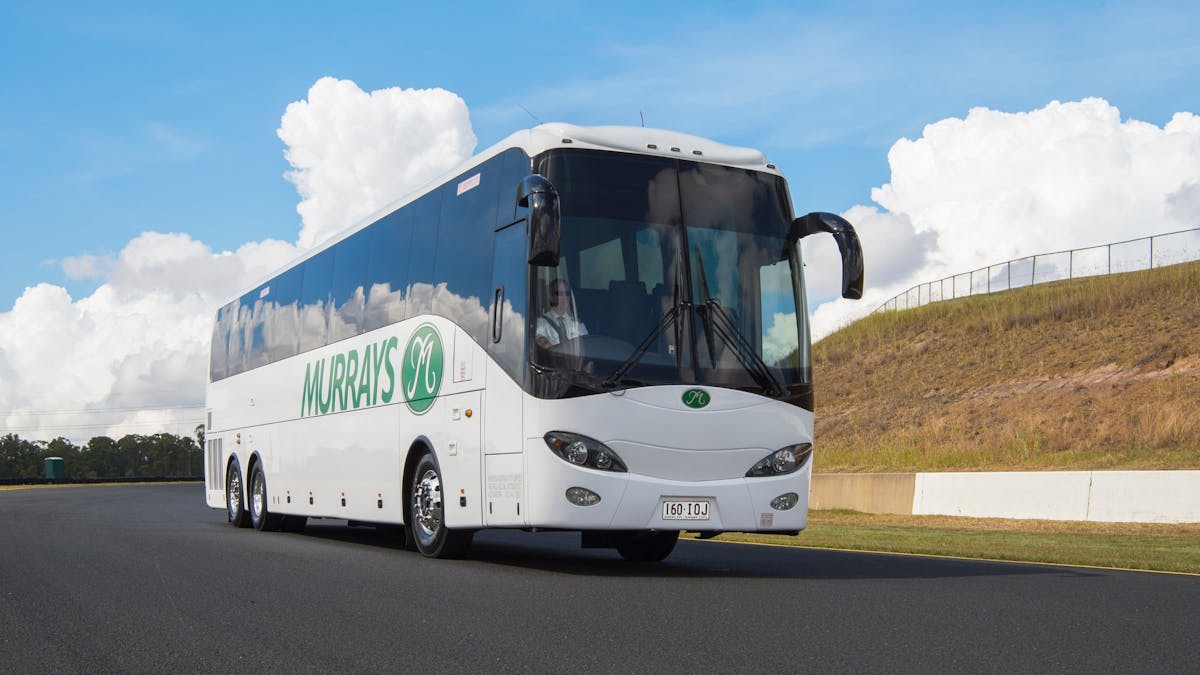 Murrays Bus on the road