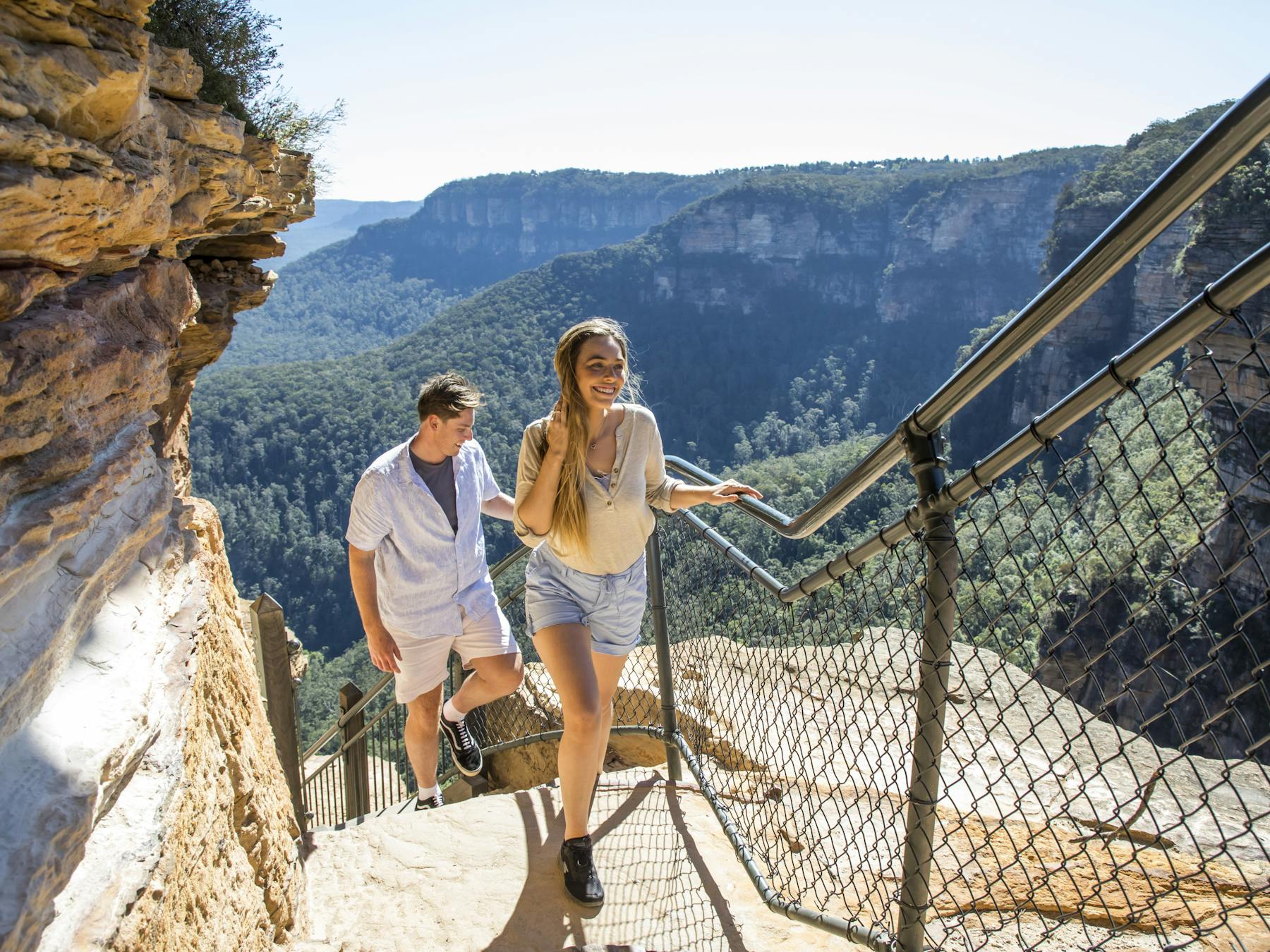 Blue Mountains - National Park Wentworth Falls Track Destination NSW 171382-56