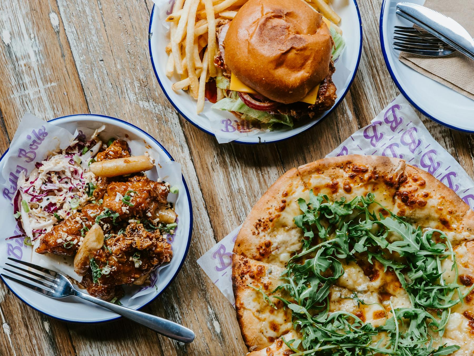 Billy Boils food - chicken burger, pizza, Korean fried chicken