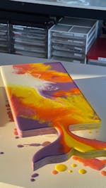 pouring resin