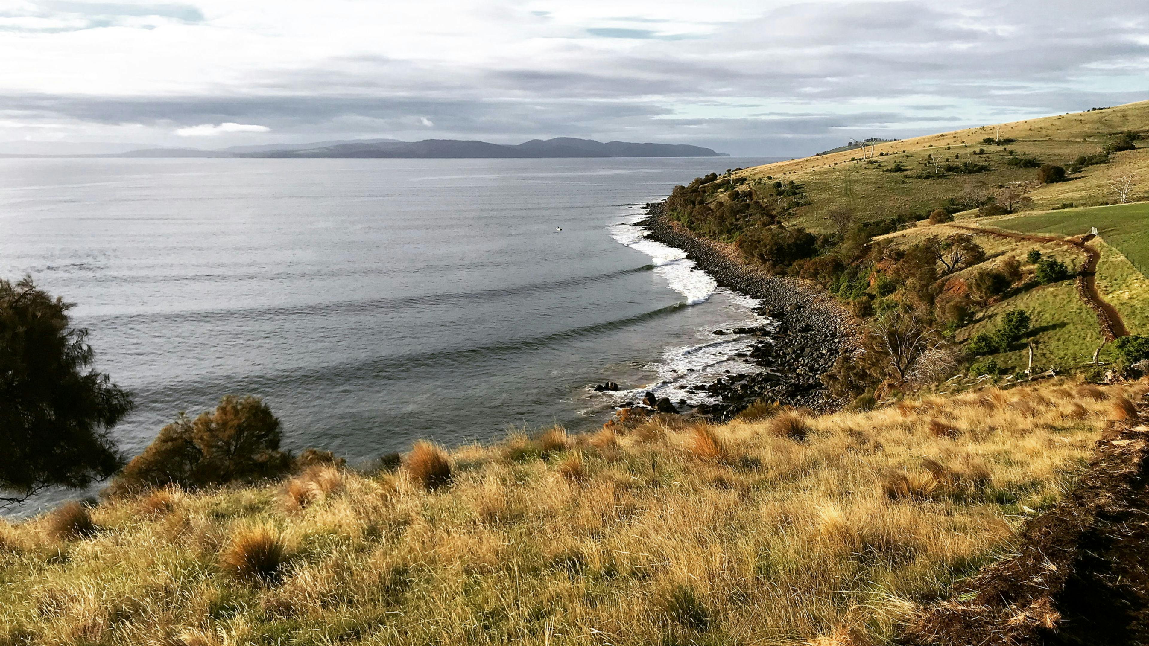 Nearby mays Point surf break just over the hill 