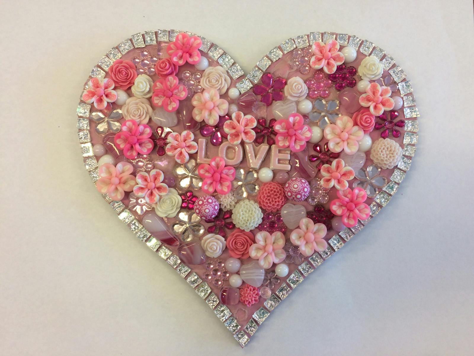 Image for Flowers and Bling Mosaic Class for Kids
