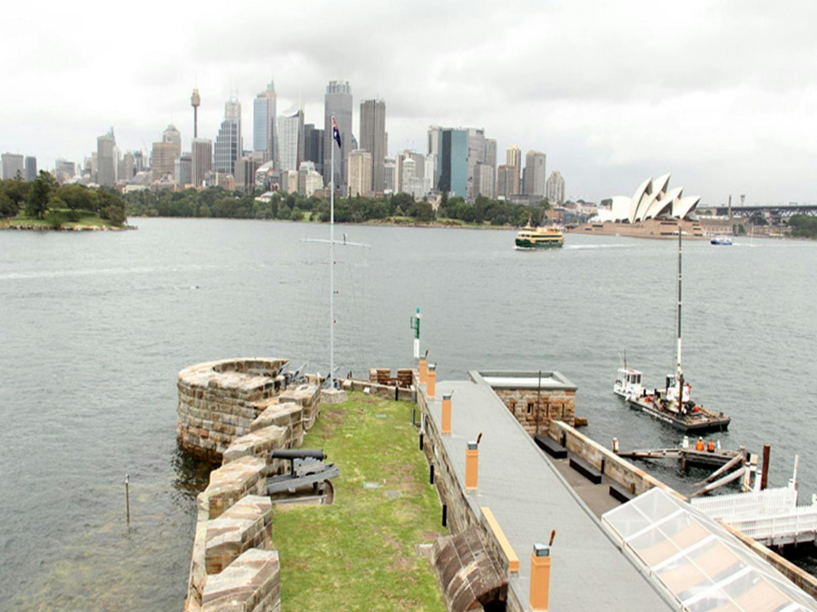 Fort Denison – Muddawahnyuh, Sydney Harbour National Park. Photo credit: John Yurasek © DPIE