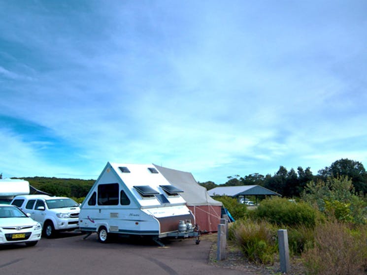 Caravans in Freemans campground. Photo: John Spencer/DPIE