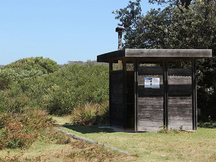 Toilet facilities at Gillards campground, Mimosa Rocks National Park. Photo: John Yurasek/DPIE