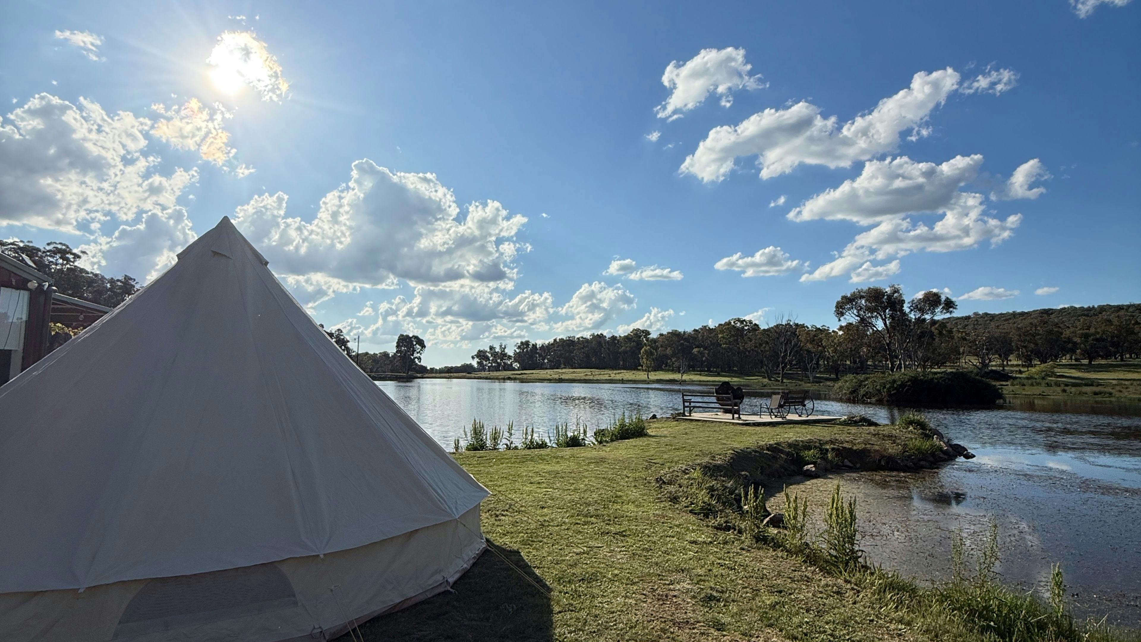 Glamping | hot tub + fire pit