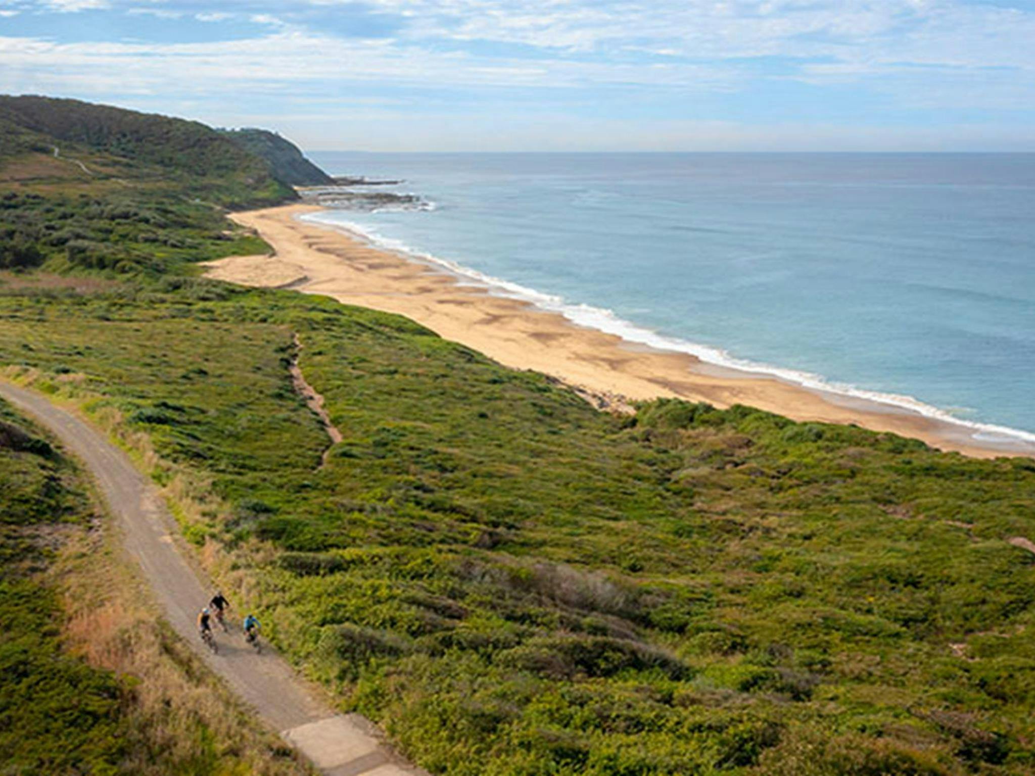 Glenrock mountain biking trails, Glenrock State Conservation Area. Photo: John Spencer © DPE