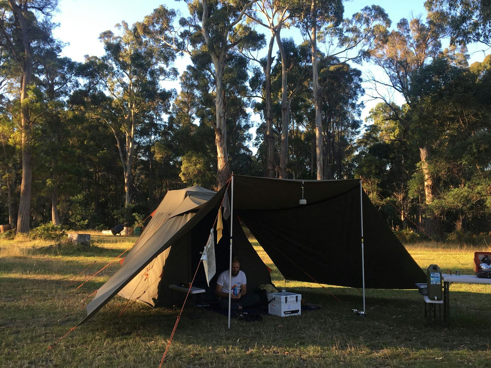 Our little set up
