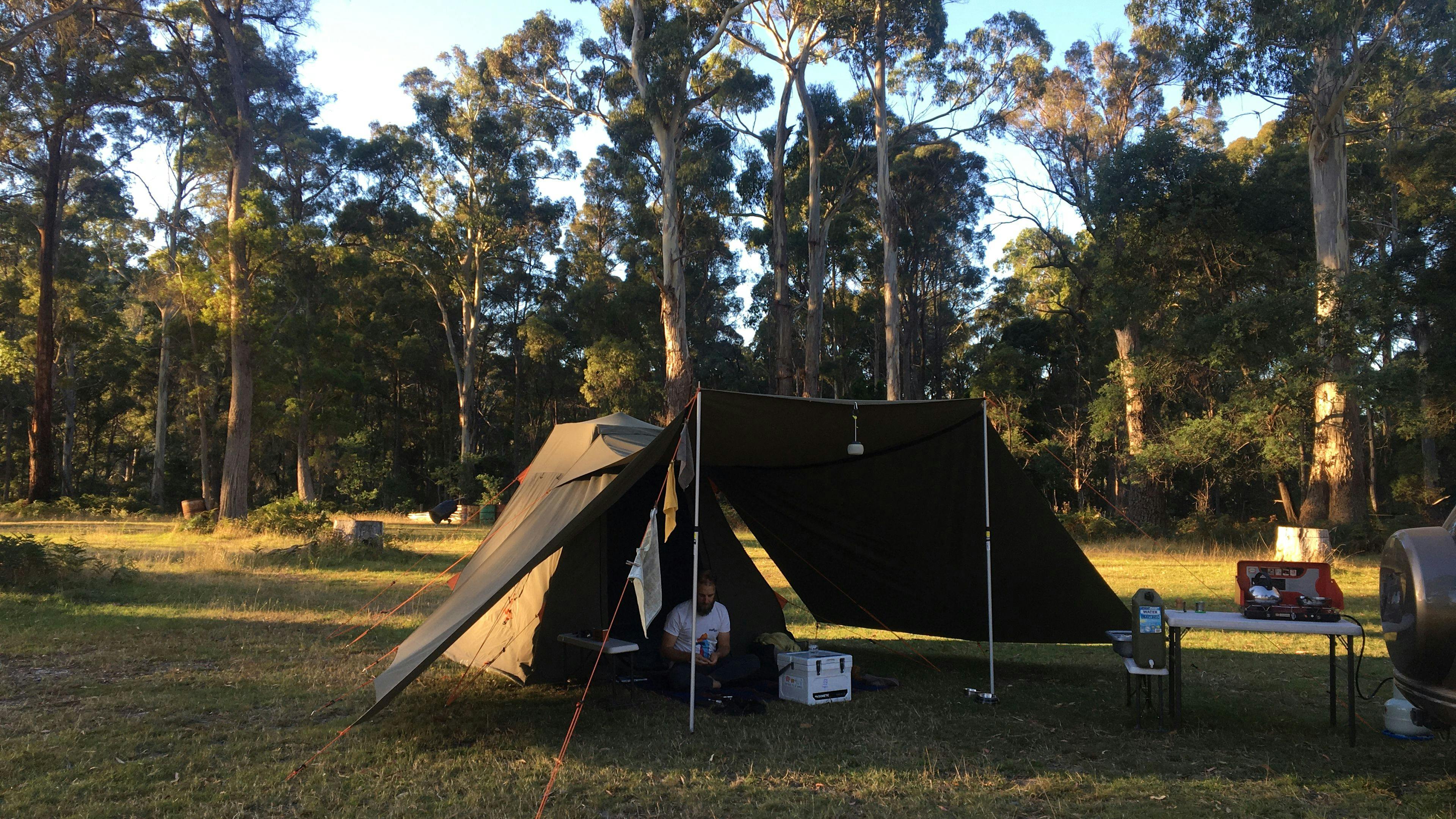 Our little set up