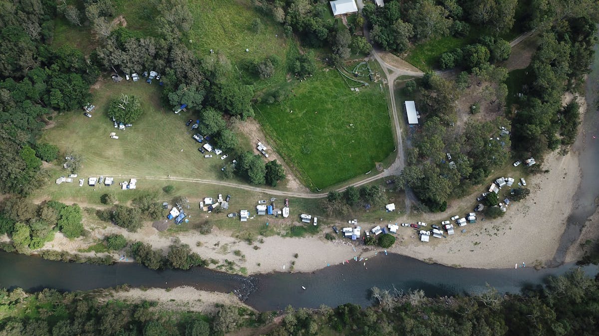 Creek and Antique Camping