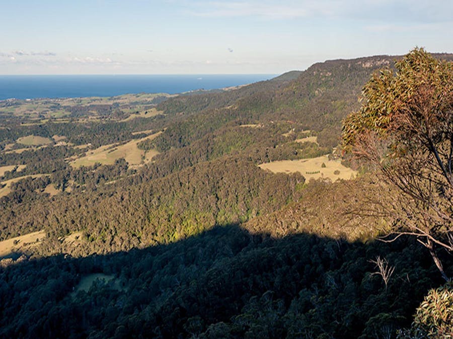 Jamberoo lookout, Budderoo National Park. Photo credit: Michael Van Ewijk © DPIE