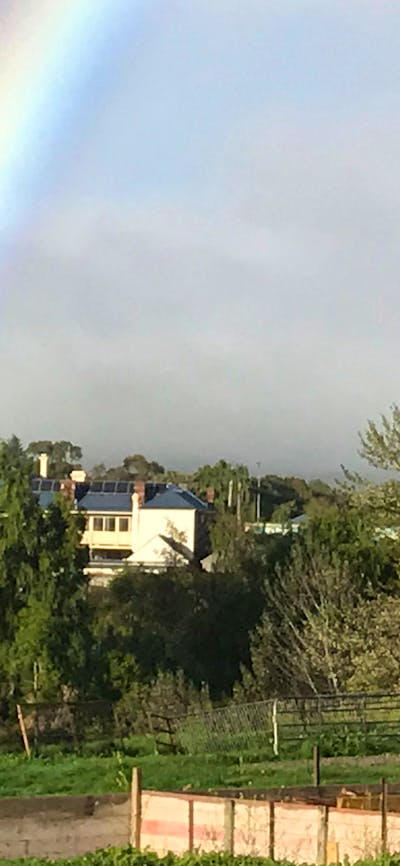 Two minutes walk across pedestrian bridge to cafes and boutique shops