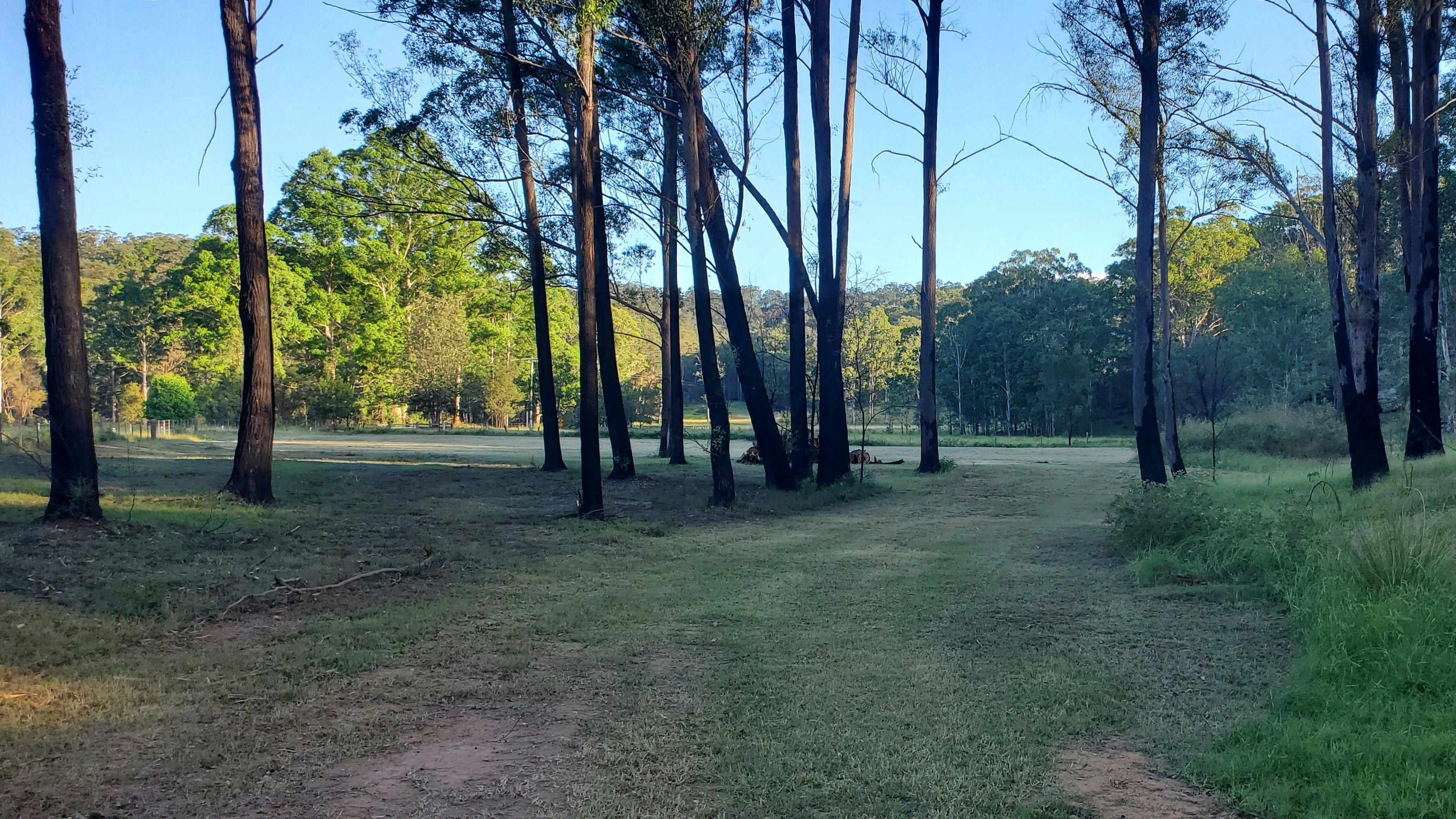 Entrance to campsite