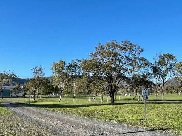 All camping is to the right hand side of the driveway. All camping is to the right hand side of the driveway.