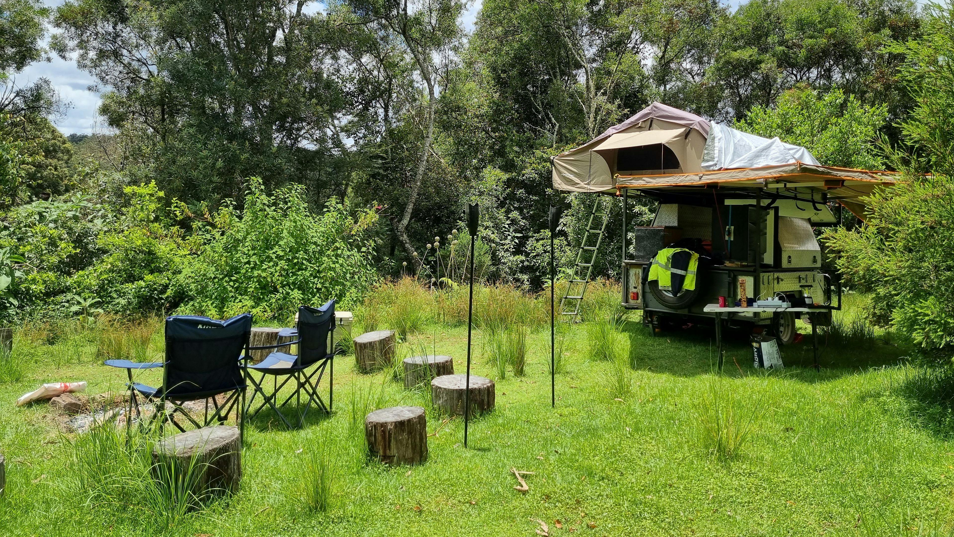 Secluded Mountain Camping