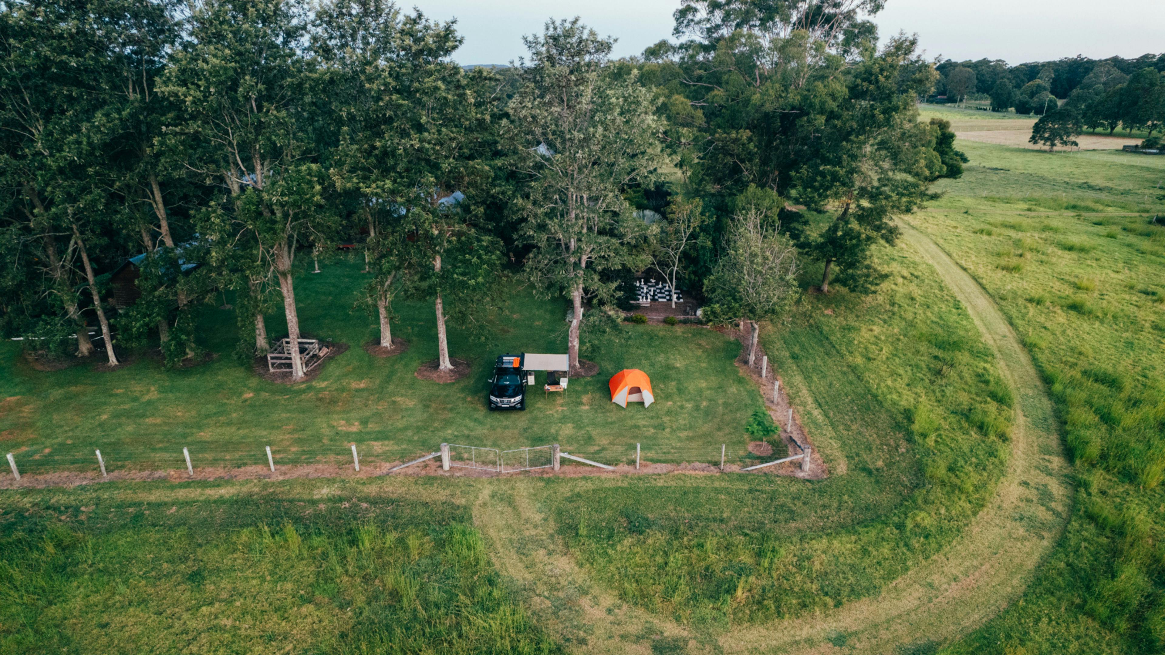 camp view from above