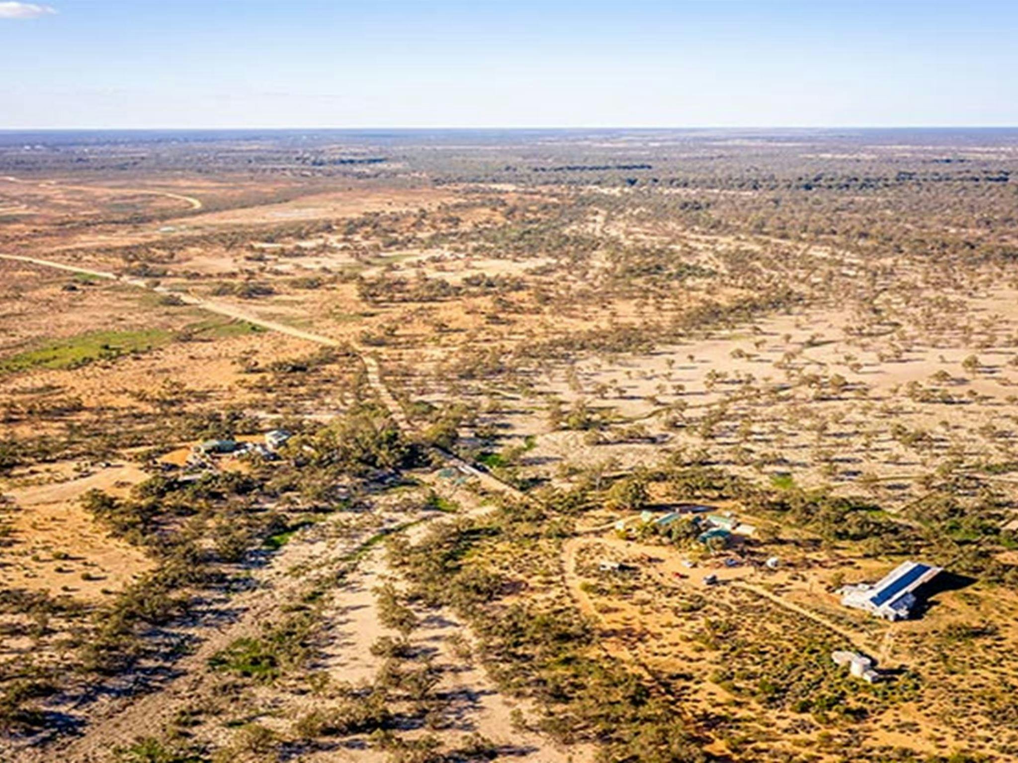 Aerial view of Kinchega National Park. Photo: John Spencer/DPIE