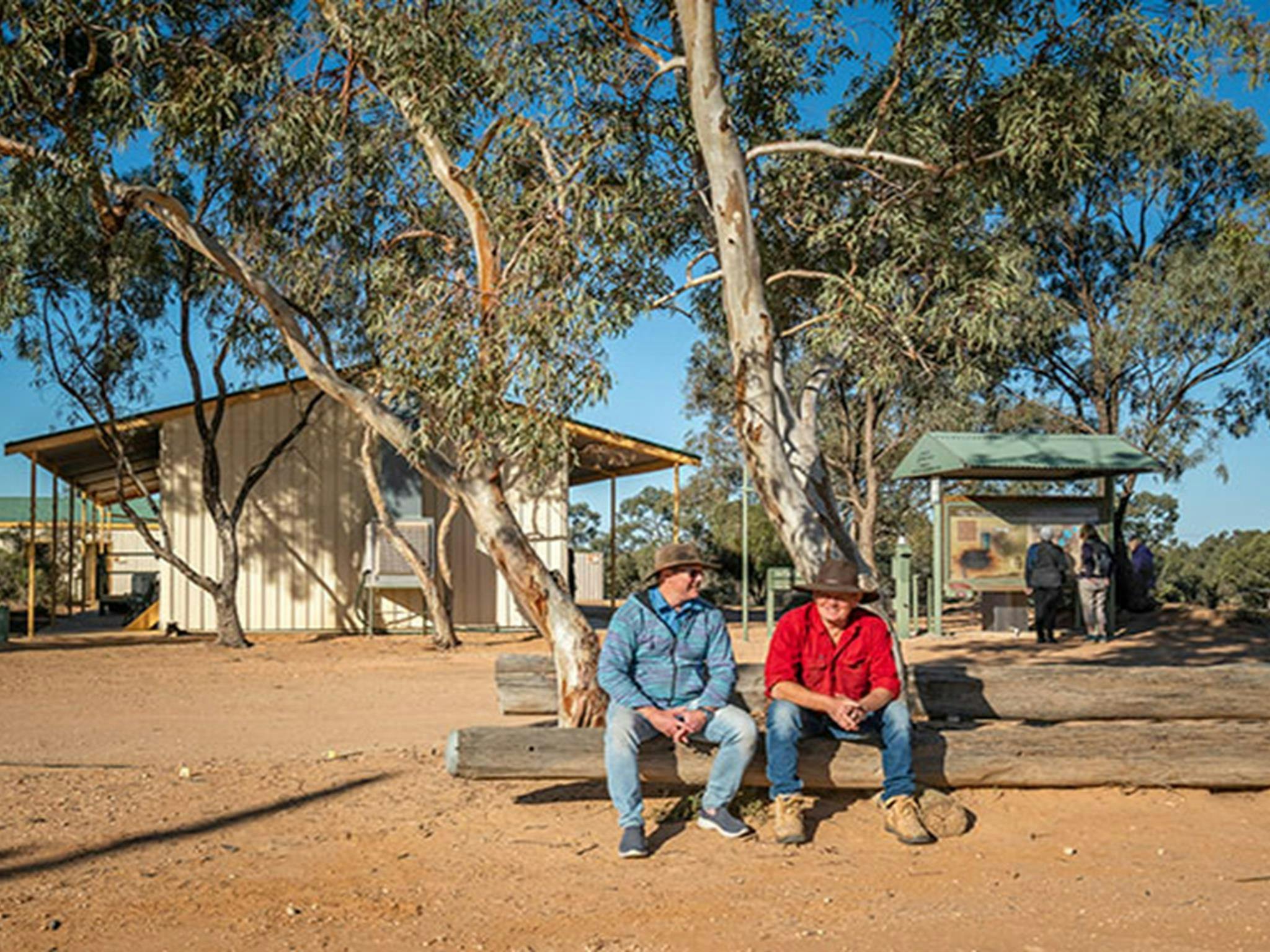 Unterkünfte der Schafscherer in Kinchega. Foto: John Spencer/DPIE