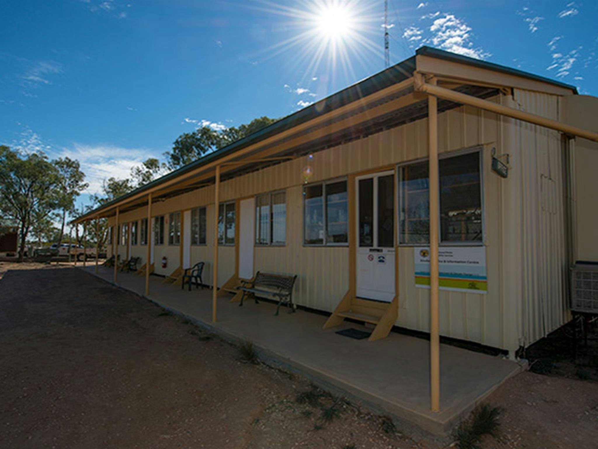 Kinchega Visitor Centre, Kinchega National Park. Photo: John Spencer &copy; OEH