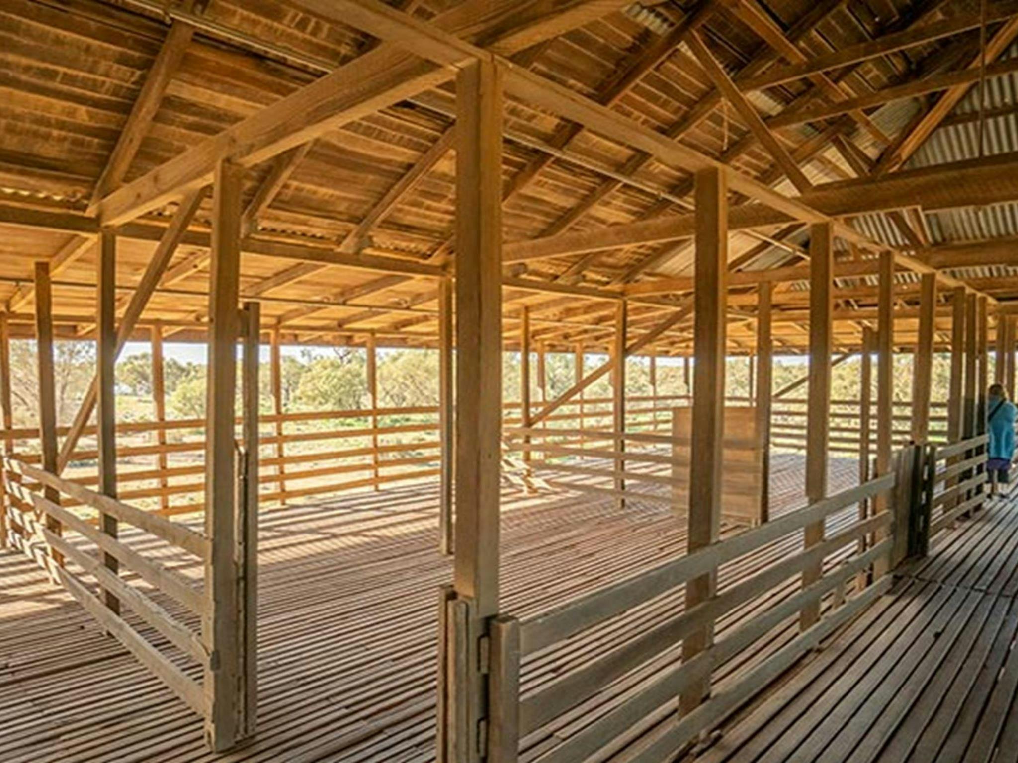 Inside Kinchega Woolshed. Photo: John Spencer/DPIE