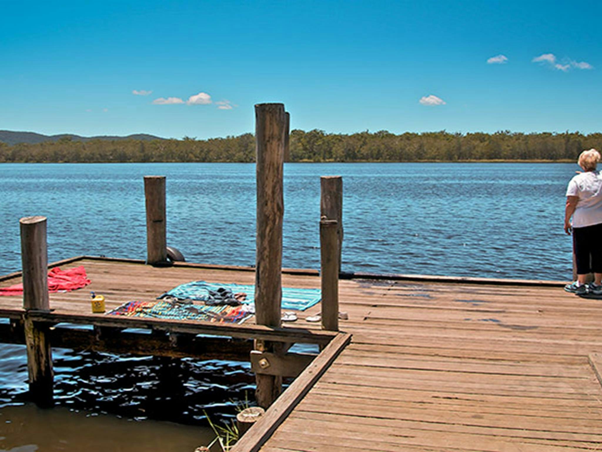 Campingplatz Korsmans Landing, Myall Lakes Nationalpark. Foto: John Spencer/Regierung von New South Wales