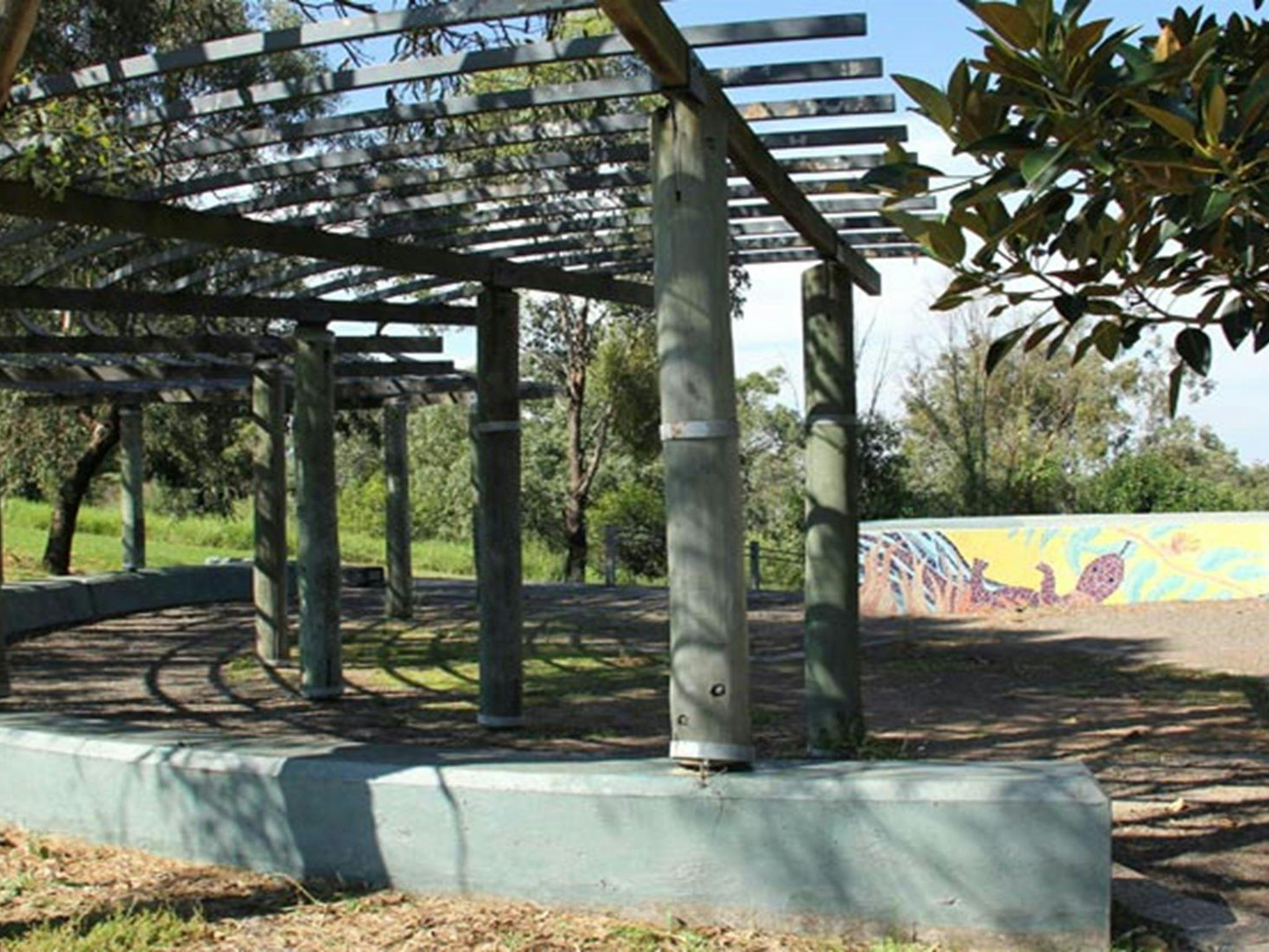 The picnic area at Leacock Regional Park. Photo: John Spencer &amp;copy; DPIE