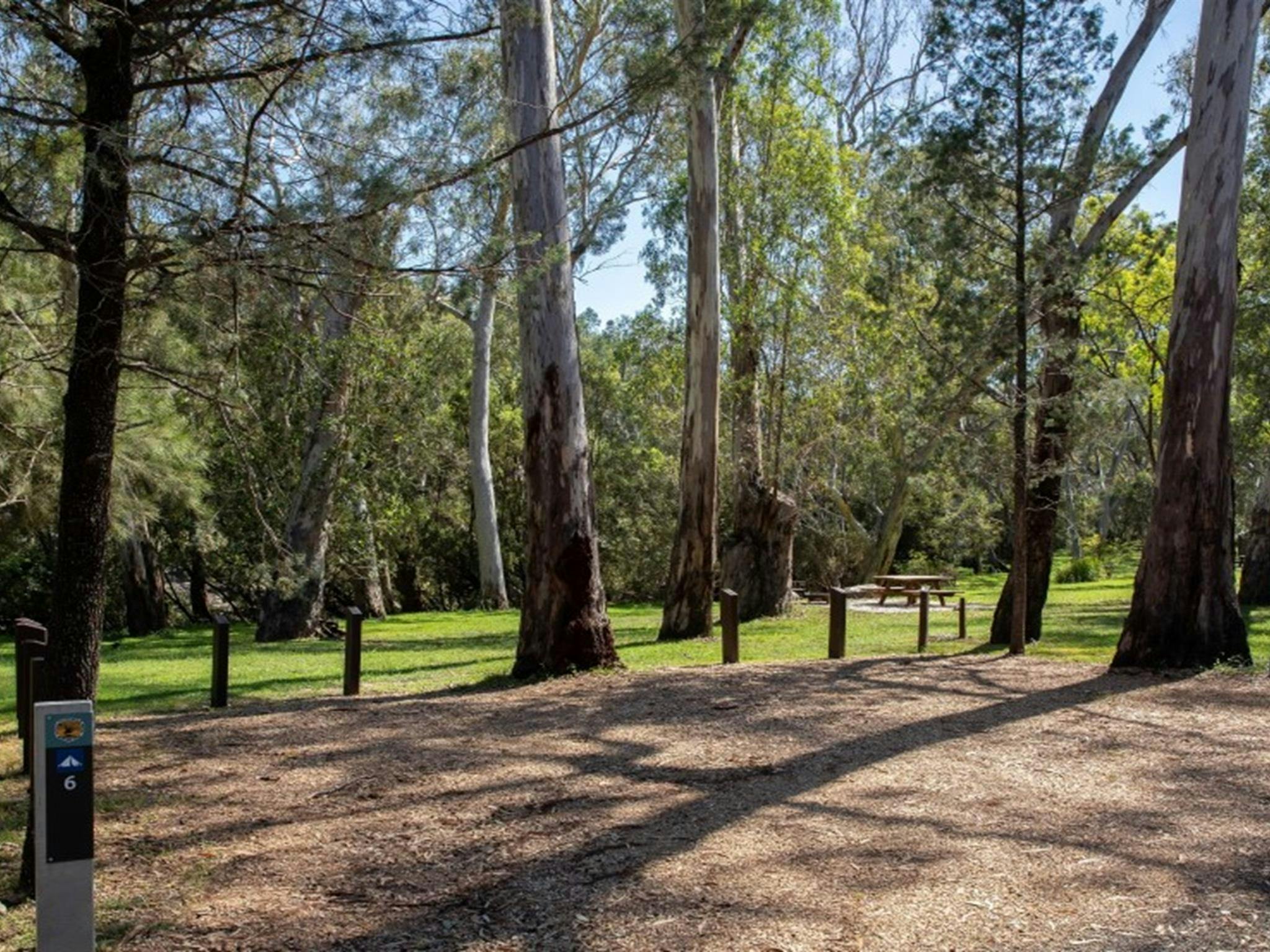 位于奎安巴尔国家公园柠檬树平原露营地的营地。照片：西蒙·斯科特 © DCCEEW