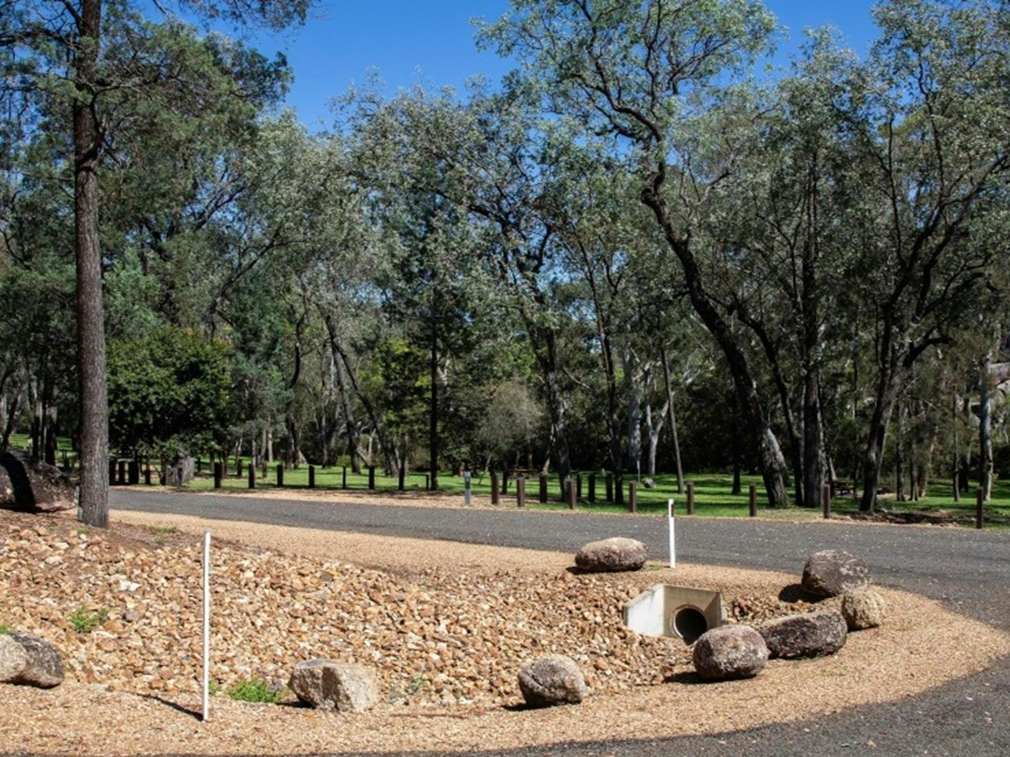 通往奎安巴尔国家公园柠檬树平原露营地的道路蜿蜒而上。照片：西蒙·斯科特