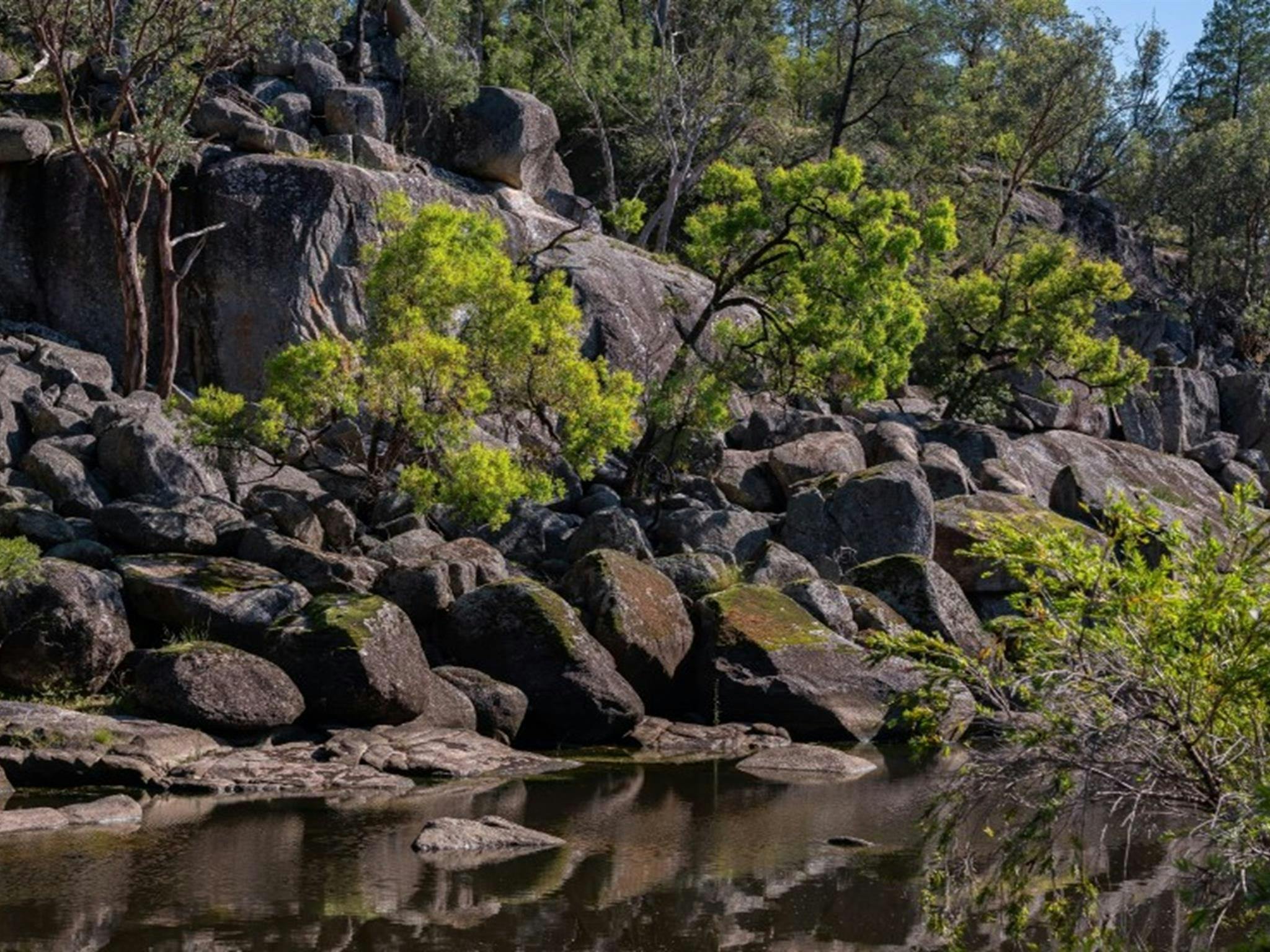 奎安巴尔国家公园柠檬树平原露营地的塞文河。照片：西蒙·斯科特 ©
