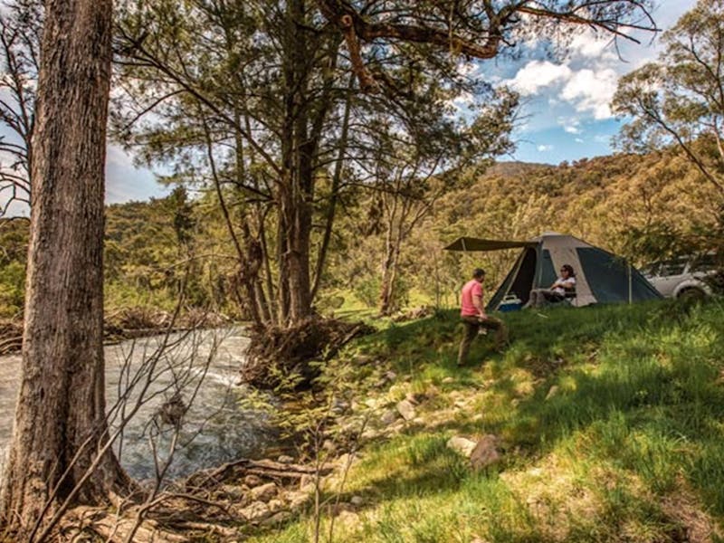 Lowells Flat campground, Brindabella National Park. Photo: Murray van der Veer/NSW Government